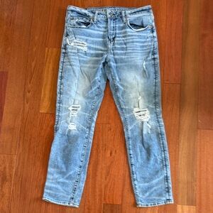 American Eagle Outfitters Light Blue Straight Jeans